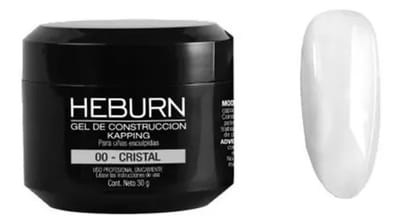 GEL DE CONSTRUCCION DE UÑAS Y KAPPING HEBURN PROFESIONAL CRISTAL X 30G
