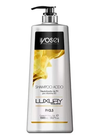 SHAMPOO ACIDO X 1500ML LUXURY COLORS IYOSEI PROFESSIONAL