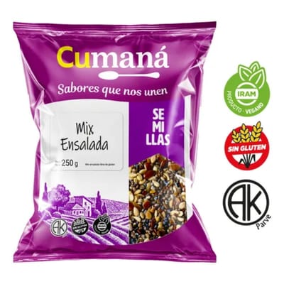 MIX SEMILLAS ENSALADA FLOWPACK CUMANA X250 GRS - 13421