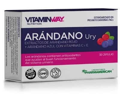 ARANDANO URY VITAMIN WAY ESTUCHE X 30