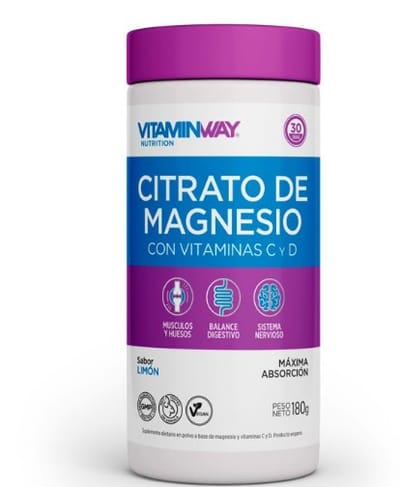 CITRATO DE MAGNESIO BEBIBLE VITAMIN WAY 180G