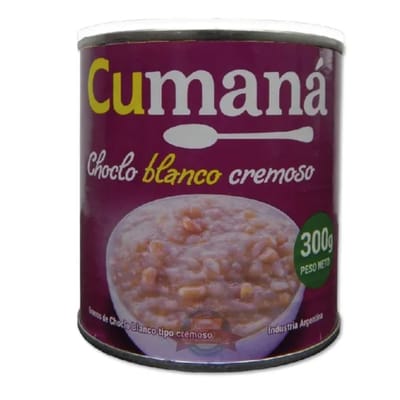 CHOCLO CREMOSO BLANCO CUMANA X300 GRS - 32028