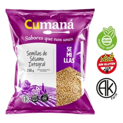 SEMILLA SESAMO INTEGRAL FLOWPACK CUMANA X250 GRS - 12366