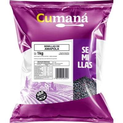 SEMILLAS DE AMAPOLA S/TACC CUMANA X1 KG - 12403