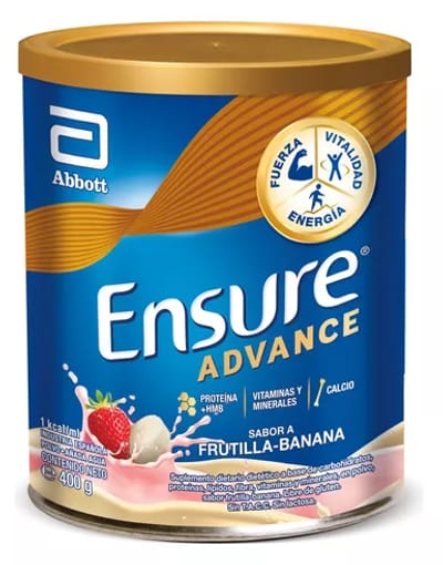 ENSURE ADVANCE FRUTILLA/BANANA PVO.X 400