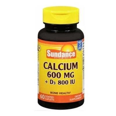 CALCIUM 600 MG + VIT D3 SUNDANCE X 60 CAP