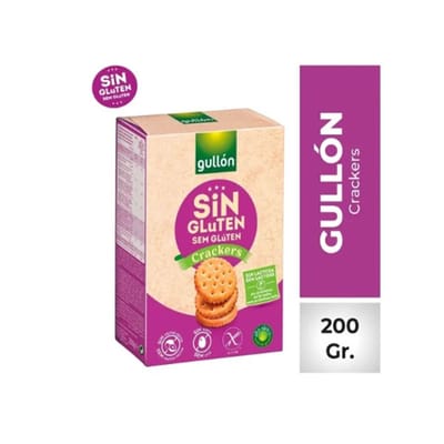 GALLETITAS GULLON CRACKER SIN GLUTEN X 200 GRS (B/12)