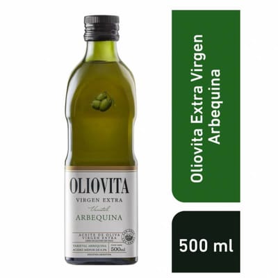 ACEITE OLIVA VIRGEN EXTRA OLIOVITA ARBEQUINA VIDRIO 500ML OLIOVITA