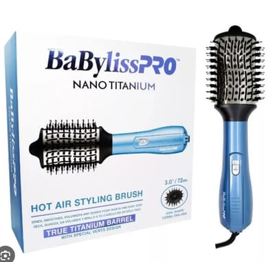 CEPILLO TERMICO SECADOR Y HOT BRUSH NANO TITANIUM 72MM BABYLISS PRO