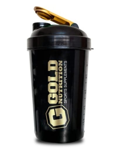 SHAKER GOLD NUTRITION SIMPLE - NEGRO