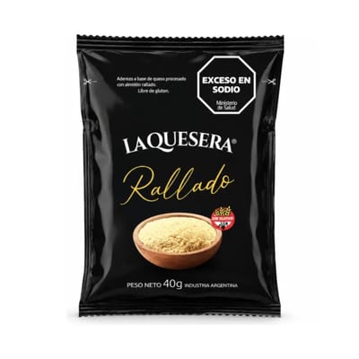QUESO RALLADO X 40G LA QUESERA X1 SOBRE