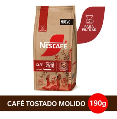 NESCAFE TOSTADO MOLIDO PURO 12X190G