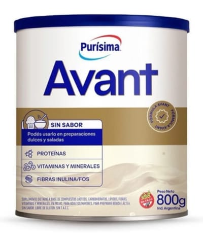 LATA PURISIMA AVANT SIN SABOR X 800G