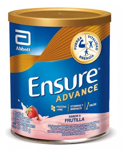 ENSURE ADVANCE FRUTILLA PVO.X 400 G