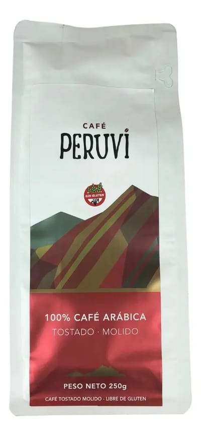 CAFE PERUVI TOSTADO MOLIDO X 250 G.
