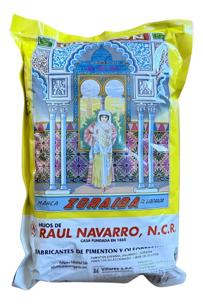 PIMENTON ESPAÑOL ZORAIDA AHUMADO X 1KG BOLSA VILLARES