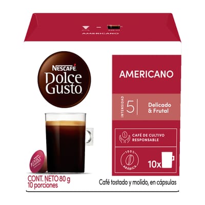 DOLCE GUSTO AMERICANO 10CAPS 6X80G
