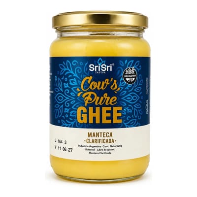 MANTECA GHEE COW PURE SRI SRI 520G
