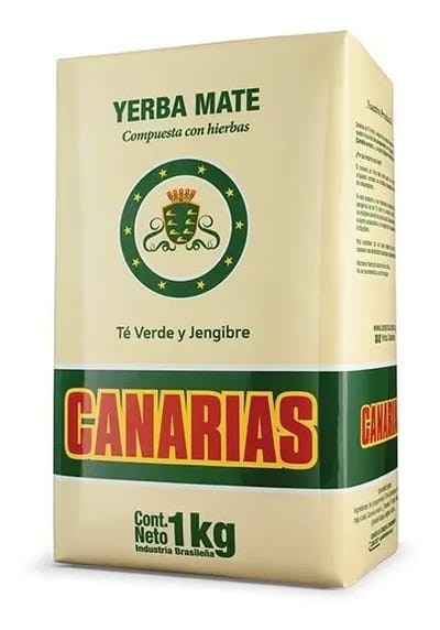 YERBA CANARIAS TE VERDE Y JENGIBRE 1 KG