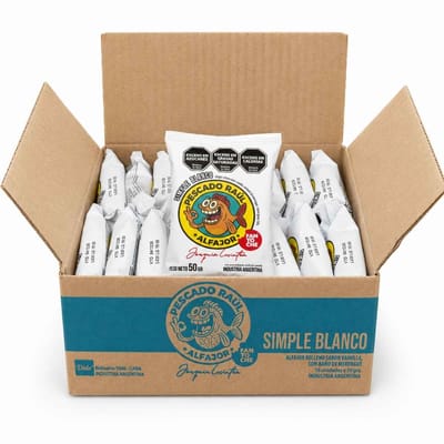 CJA ALF SIMP. BLANCO X 18 PESC. RAUL FANTOCHE 50GRS