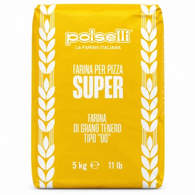 HARINA ITALIANA POLSELLI SUPER TIPO 00 PARA PIZZA BOLSA 5KG