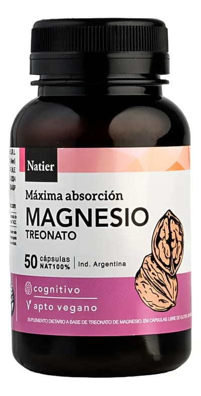 TREONATO DE MAGNESIO X 50 CAPSULAS NATIER