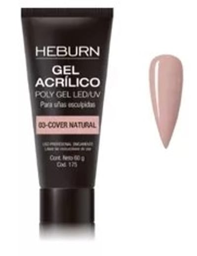 POLYGEL PROFESIONAL COVER NATURAL X 60G HEBURN