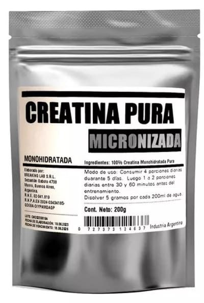 BREAKING LAB CREATINA PURA 200G