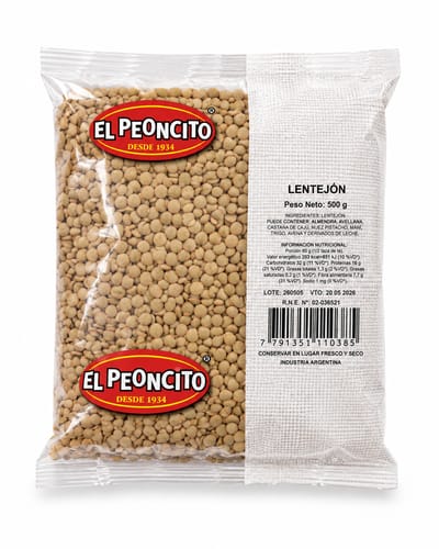 LENTEJON X 500 G. EL PEONCITO