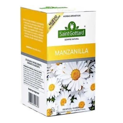 TE DE MANZANILLA 20 SAQUITOS X 1G SAINT GOTTARD