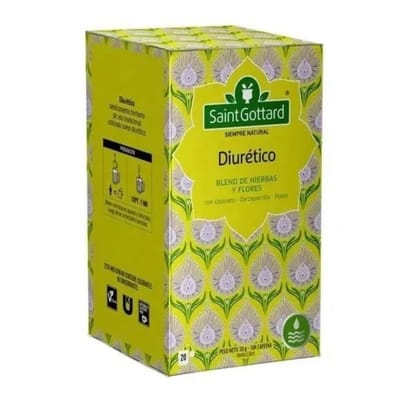 TISANA DIURETICO 20 SAQUITOS X 1.5G SAINT GOTTARD
