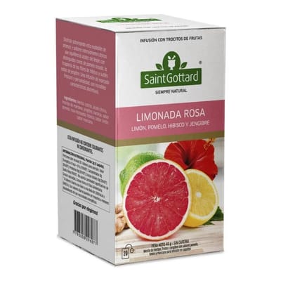 LIMONADA ROSA 20 SAQUITOS X 2 G SAINT GOTTARD