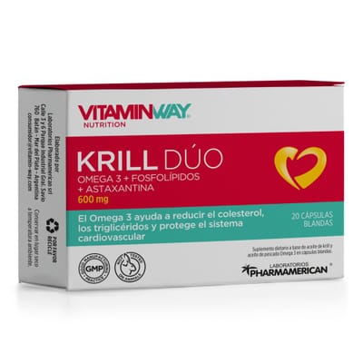 KRILL DUO ESTUCHE X 20 CAPSULAS VITAMIN WAY