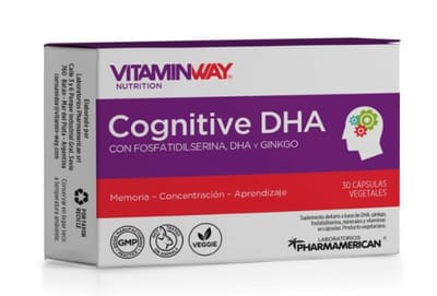 COGNITIVE DHA X 30 CAPSULAS VITAMIN WAY