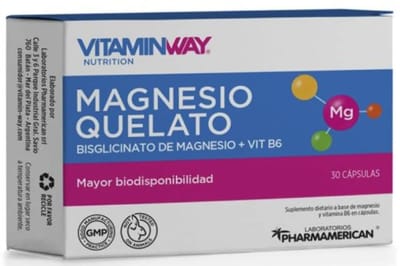 MAGNESIO QUELATO ESTUCHE X 30 CAPS VITAMIN WAY VW