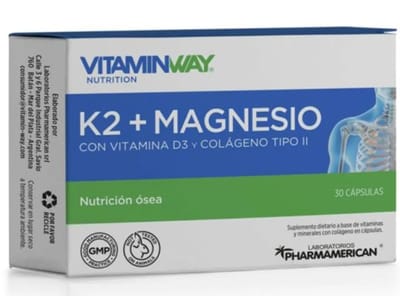 K2 + MAGNESIO VITAMIN WAY X 30 CAPSULAS