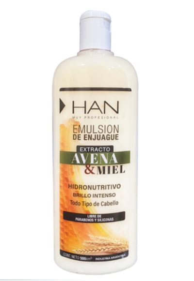 ACONDICIONADOR AVENA Y MIEL (ECOLOGICO Y NATURAL) 500 HAN