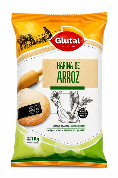 HARINA DE ARROZ GLUTAL 1KG