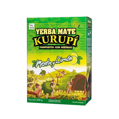 YERBA MATE KURUPI MENTA Y LIMON