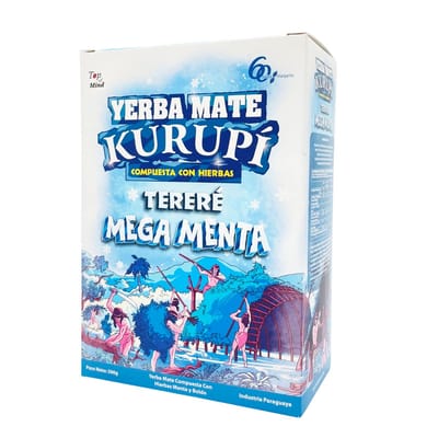 YERBA MATE KURUPI MEGA MENTA