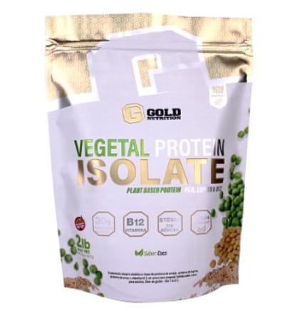 VEGETAL PROTEIN ISOLATE - SABOR: COCO GOLD NUTRITION 2LB
