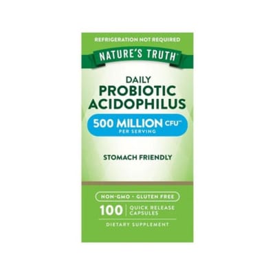 PROBIOTICO ACIDOPHILUS NATURES TRUTH X 100 CAPSULAS VILLARES