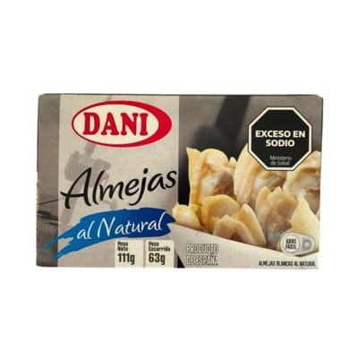 ALMEJAS BLANCAS AL NATURAL DANI X 111 G.