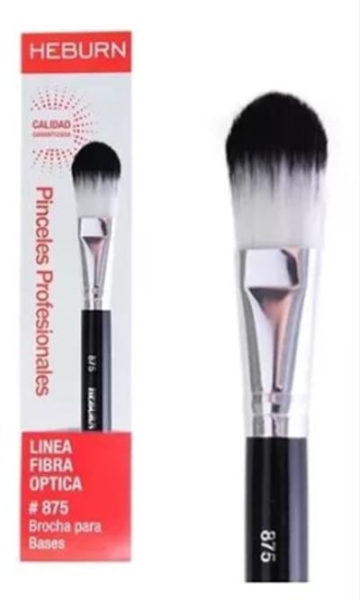 BROCHA PARA BASES (LIQUIDAS O CREMOSAS) FIBRA OPTICA
