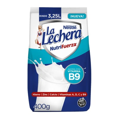 LECHE EN POLVO LA LECHERA X 400G