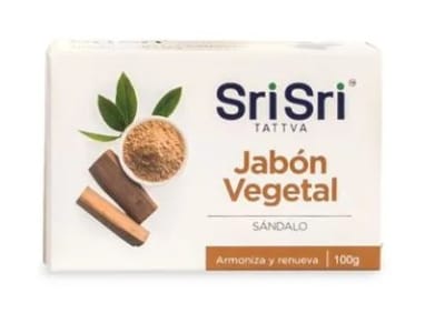 JABON AYURVEDICO VEGETAL SANDALO 100G