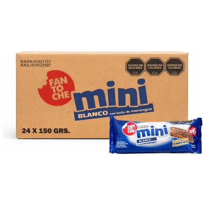 CAJA 24 PAQ. MINIALFAJORES LECHE X 150 GRS.