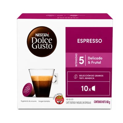DOLCE GUSTO ESPRESSO 10CAPS 6X60G