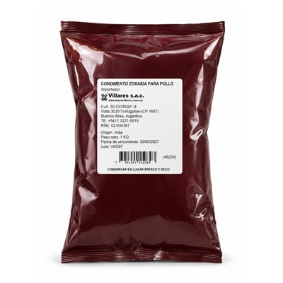 CONDIMENTO ZORAIDA PARA POLLO X 1KG