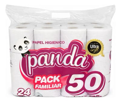 HIGIENICO BLANCO SUPER PANDA 50M X 24U 6002